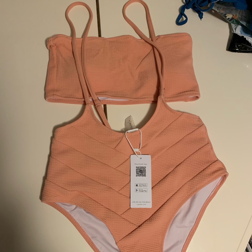 Brand new cupshe suspender bathing suit